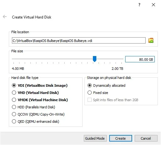 Raspberry Pi VM Install Guide