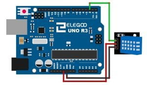 DHT11 temperature sensor Circuit