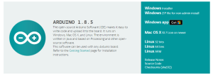 Arduino IDE installer version