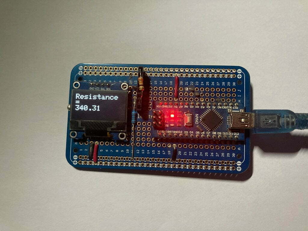 Arduino resistor tester