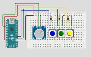 MP3 Player Potentiometer circuit