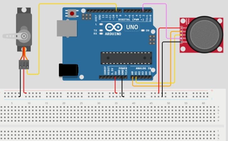 programming servos circuit diagram 2