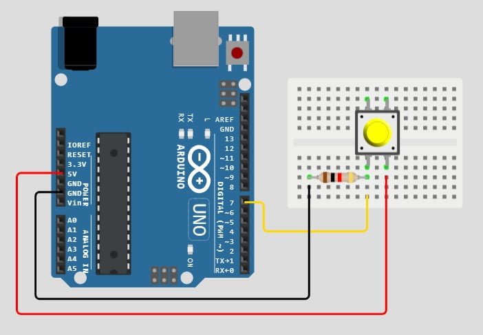 Pull-Up and Pull-Down Resistors with Arduino - Meganano