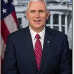 Portrait style image of Mike Pence