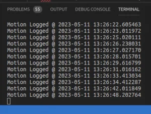 Motion Detection program