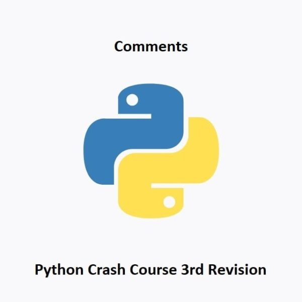 Python Crash Course Rev3: Comments