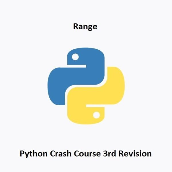 Python Crash Course Rev3: Range