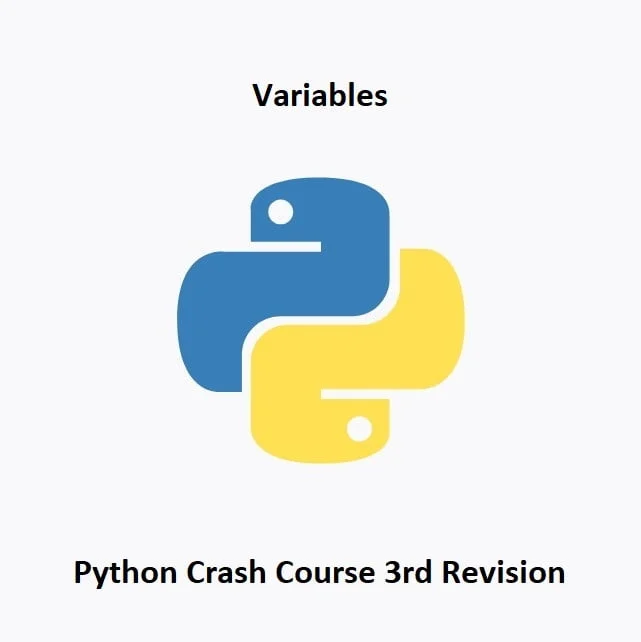 You are currently viewing Python Crash Course Rev3: Variables