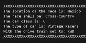 forza race generator results