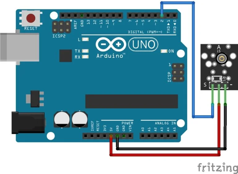 Read more about the article Shock Sensor Module with Arduino