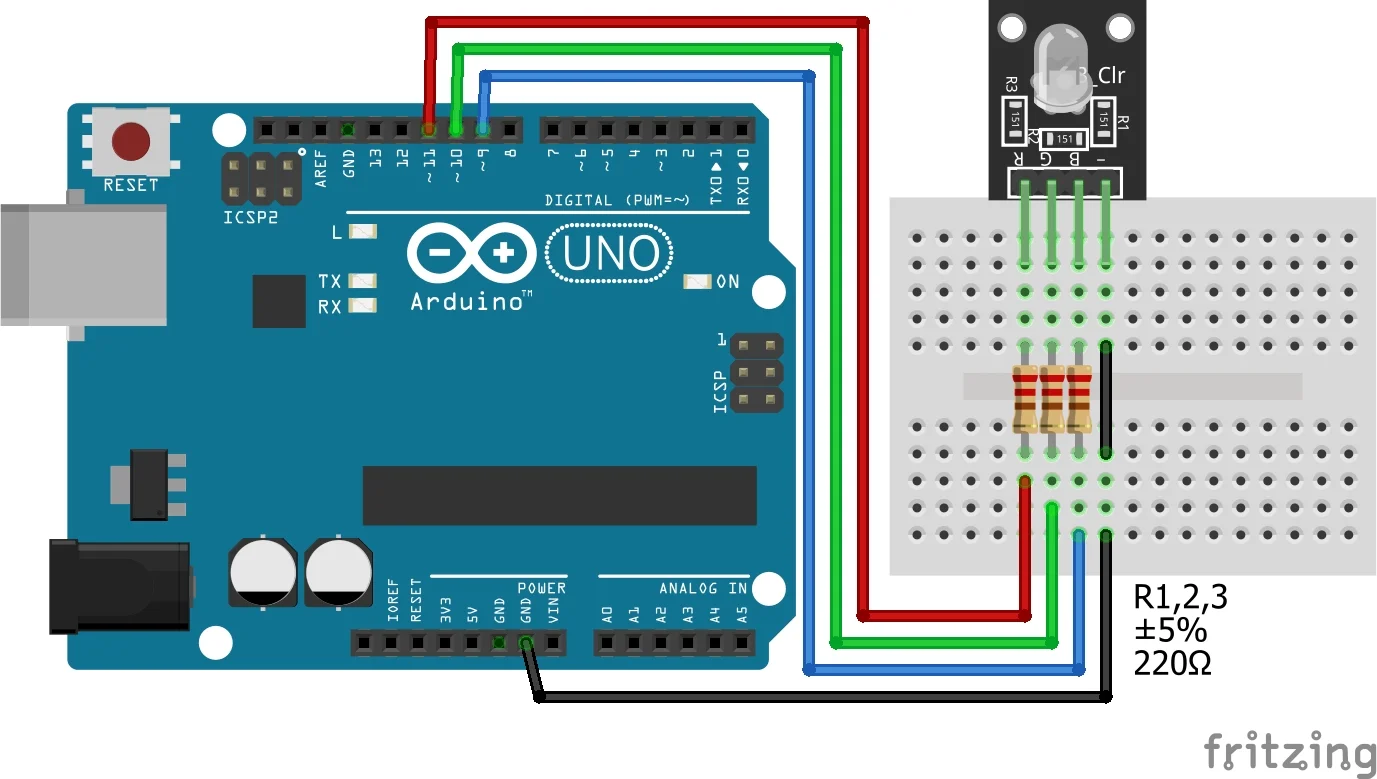 You are currently viewing Full Color RGB LED Module with Arduino