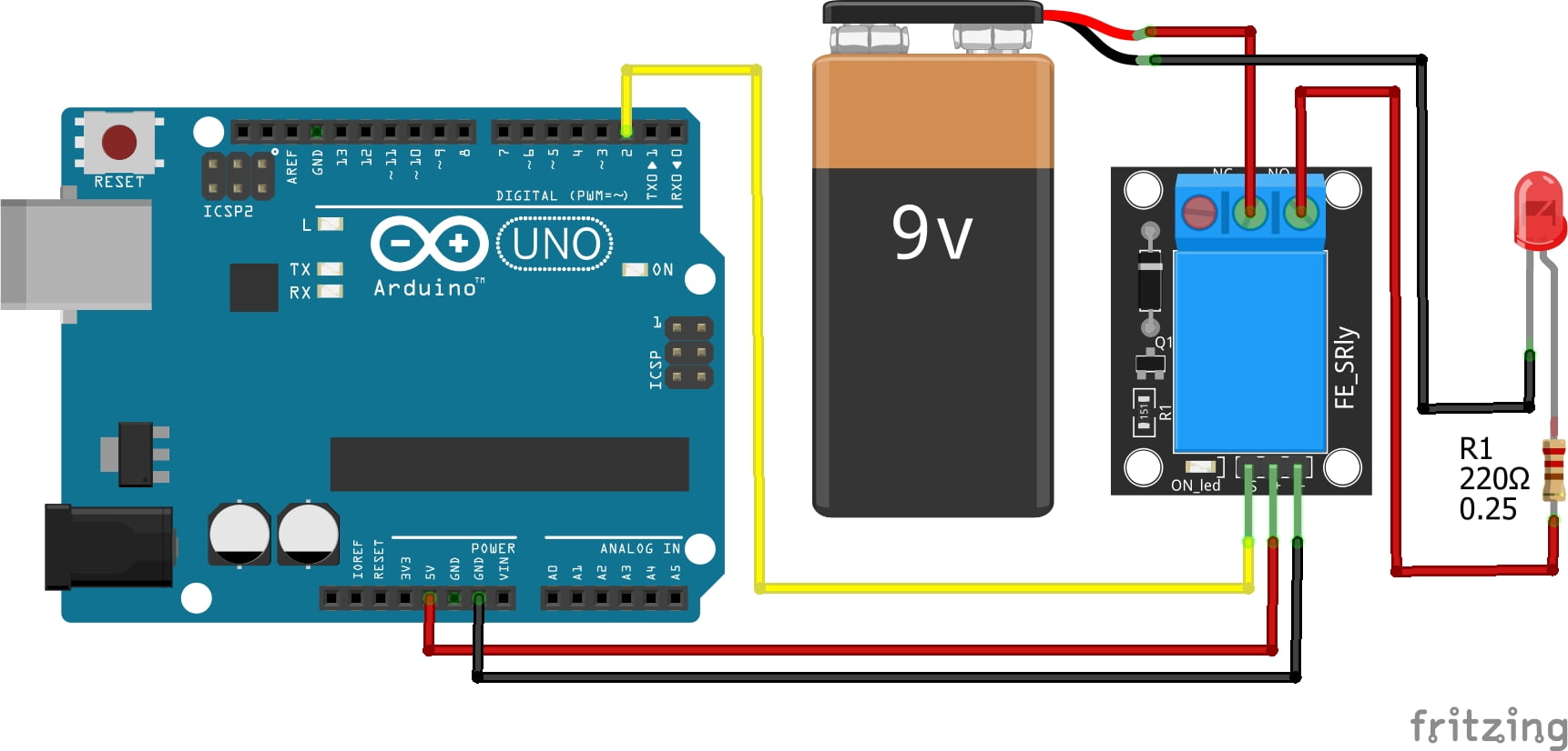 5V Relay Module Controlled with Arduino - Meganano