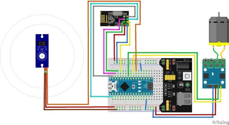 NRF24L01 Radio Controlled Arduino Project - Meganano