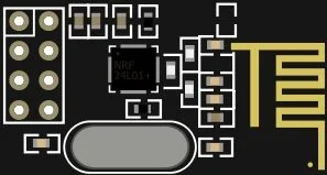 NRF24L01 Radio Module with Onboard Antenna