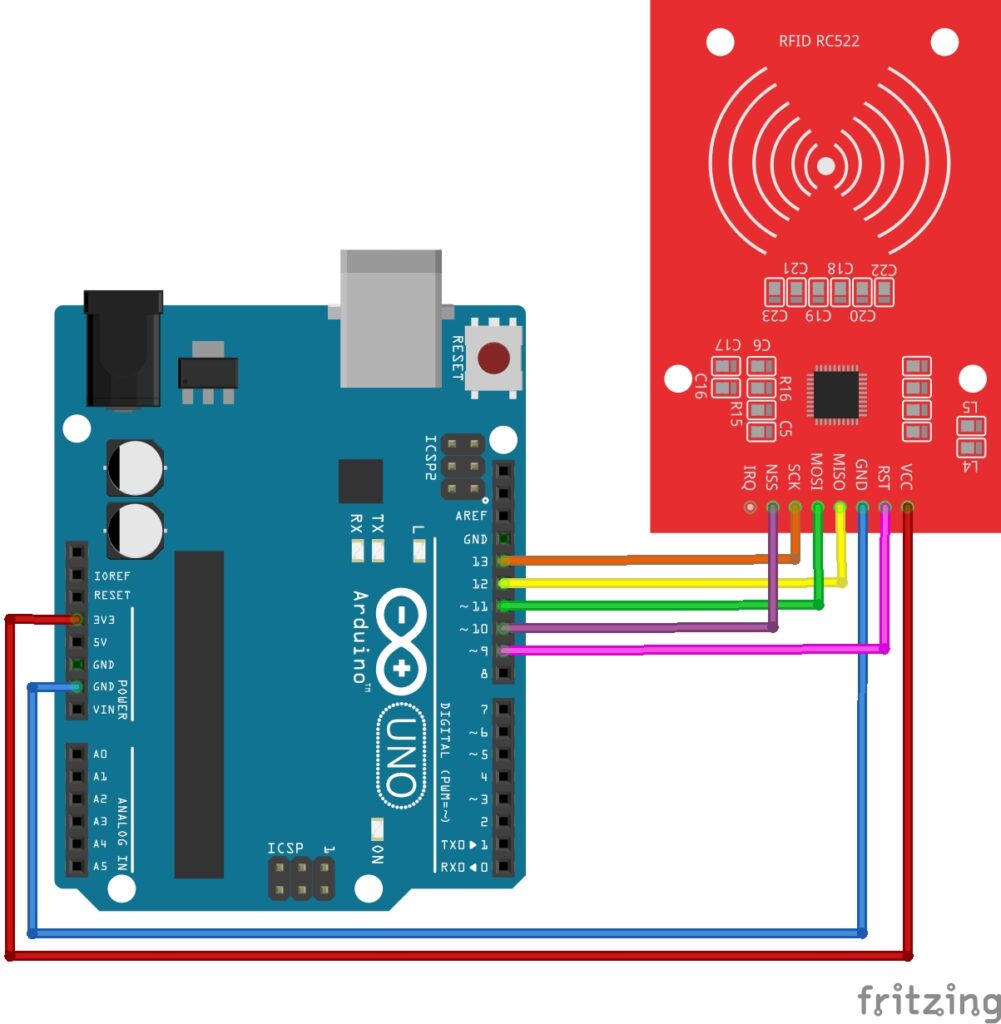 RC522 RFID Module with Arduino Uno